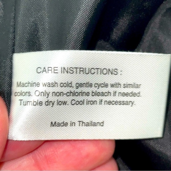 Gallery Black Pea Coat with Hood - Size Small - Picture 10 of 13